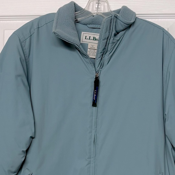 L. L. Bean Light Blue Winter Jacket Coat Size M - Picture 2 of 6